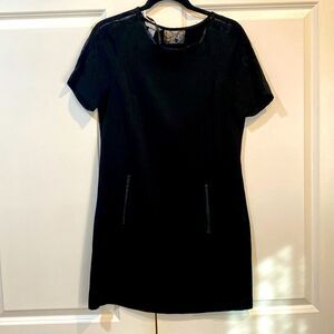 Black detailed dress from H&M